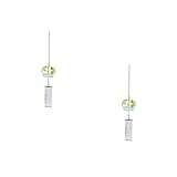Pendentif carillon éolien : le magnifique carillon éolien convient à une utilisation en extérieur, magnifiquement fini, procure une sensation de plaisir, carillon éolien pour jardin