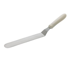 Winco TWPO-7 Bakery Spatula Offset 7 5/16 inch White
