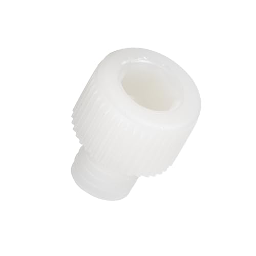 Image of 100pcs Socket Head Cap Screws - [M8-1.25 x 8mm] Nylon Hexagon Socket Head Cap Screw Plastic Allen Bolts for Device Fixing Mould Manufacturing Use, White