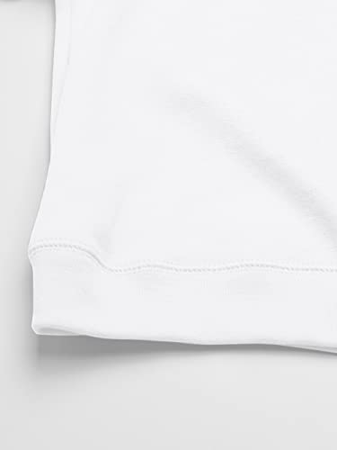 Hanes Girls' Big Ecosmart Graphic Sweatshirt, White, Large #TOP3