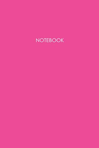 Notebook: 500 Page Notebook A5, Extra Chunky 500 page Journal in Hot Pink, 500 pages, 250 sheets, Classic Lined pages