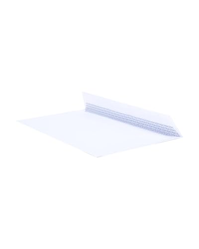 DL White Envelopes, Self Seal, 220 x 110mm, 100 Pack (Privacy Lining, 100, Count)