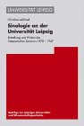 Sinologie an Der Universitat Leipzig: Entstehung Und Wirken Des Ostasiatischen Seminars 1878-1947 3374020771 Book Cover