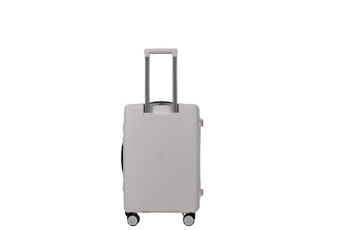 Image of Tokyo Premium Trolley Bag, Large-White | Zipperless Design, TSA Lock, White, Cabin Medium Large 3pc Set Available