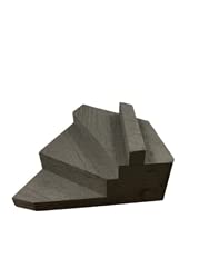 X-Ray Sponge Positioner - Left Lateral Finger Block - 6" x 6-1/8" x 3-1/4" Closed Cell Stealth, USA Made