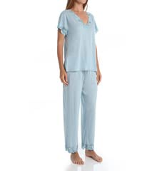 Image of Natori Women's Zen Floral Short Sleeve Pajama