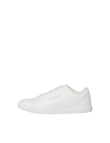 JACK & JONES Sneaker, Jfwbosley PU-Zapatillas Deportivas Noos Hombre, Blanco, 44 EU