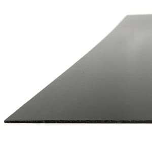 Miniatura 3 de Lámina de plástico, Acetal (homopolímero) Delrin, negro, 0.0625" de grosor, 12.0 in de ancho, 12.0 in de longitud, OnlineMetals