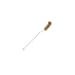 Justman Brush 610378 Flask Brush for 500mL Volumetric Flask, White Bristle, 1.5" Diameter, 4" Brush Length