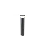 Palo Basso Contemporaneo Alluminio Antracite 1 Luce Led 9W 4000K