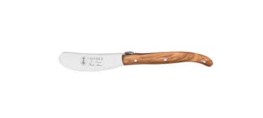 Couteau Laguiole à Beurre Manche en Bois d'olivier Mini 15cm