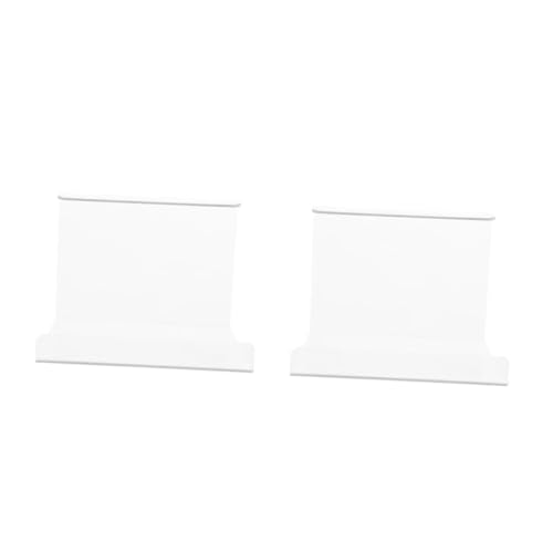 Cabilock 2 pcs Frying Pan Display Rack Transparent Pot Organizer for Induction Cooker and Kitchen Storage Acrylic Cooking Utensil Holder Efficient Showcase for Cookware and Frying Pans