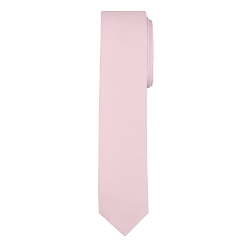 Image of Jacob Alexander Men's Skinny Width 2 inch Solid Color Tie