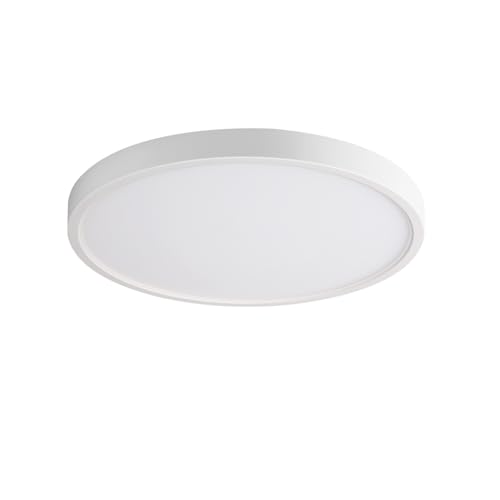 Letlit Lampada con Sensore di Movimento, 18W 1800LM Plafoniera LED con Sensore Crepuscolare- Tempo di Attesa: 30s/120s/180s, 4000K Luci IP54 Lampada da Soffitto per Corridoio Scala Balcone Bagno 23cm