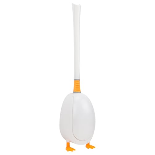 TOVINANNA Bathroom Brush Toilet Scrubber Soft Bristle Handle for Efficient Cleaning Compact Spaces Odorless Holder Suitable for Household Use