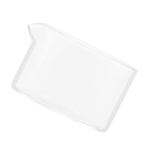 VILLFUL Glass Crystallization Dish Laboratory Equipment Dish Evaporation Tool Laboratory Petri Dish Labs Evaporating Basin Scientific Dish Crystallizing Dish with Spout and Heavy-Duty Rim