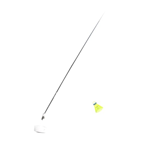 Colaxi Badminton Trainer Badminton Single Training Device Rebound Trainer Flexible Rod Badminton Self Training Equipment for Playing