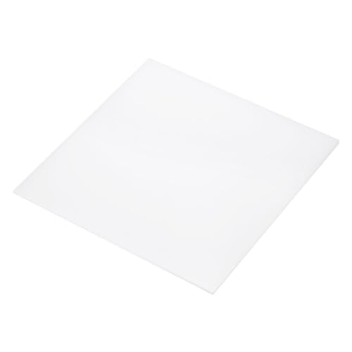 Image of DMiotech 12 x 12 x 0.1 Inch Plastic UHMW Sheets, Ultra High Molecular Weight Polyethylene, Opaque White Polyethylene Board for Automotive, Chemical, Manufacturing, DIY Home Kitchen