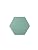 Avant Decor | Peel and Stick Kitchen Backsplash Tiles | Stone Composite Hexagon Solid Color | Stick On Wall Tiles | Easy DIY Installation | 6” x 6.9” | Single Tile