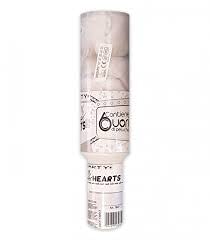 Party Popper, tubo sparacoriandoli colori metallizzati - 1pz