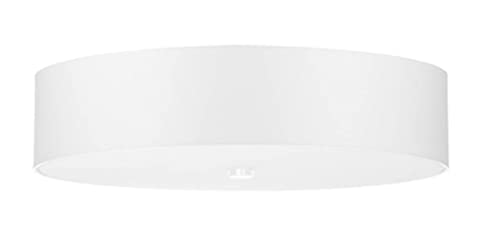 Plafonnier SCALE 50 Sollux blanc E27 dimmable pour un éclairage de salon modulable