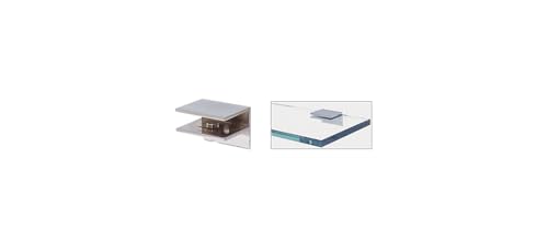 Pince étagère douche carrée chrome CRL EH132 support tablette - 4