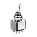 5646ABX814, Switch Toggle ON ON DPDT Round Lever Solder Lug 120A 250VAC 60VDC Panel Mount with Threads (2 Items)