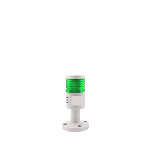 Tour de signalisation industrielle avec avertisseur sonore 12V vert - 2