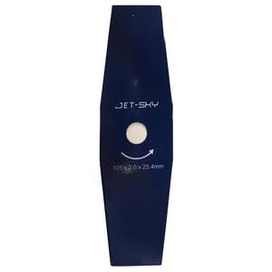 Generico Disco da Decespugliatore Professionale, 2 Denti, 305 mm, per Taglio Erba e Arbusti