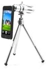 12X Aluminum Zoom Telescope Telephoto Lens + Tripod & Plastic Case for iPhone 5c