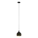 Produktbild EGLO Pendelleuchte Roccaforte, 1 flammige Hängelampe, Hängeleuchte aus Metall in Schwarz, Gold, Esstischlampe, Wohnzimmerlampe hängend mit E14 Fassung, Ø 17 cm