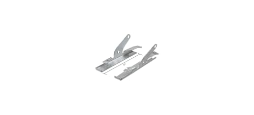 Brixwell 900-7713 Jalousie Clip Set Left And Right Aluminum 4'