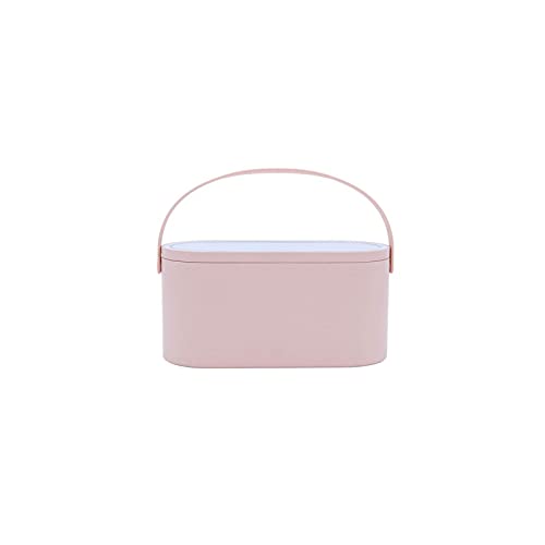 Sac de rangement maquillage haut de gamme et miroir LED lumineux
