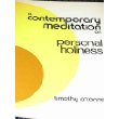 A contemporary meditation on personal holiness