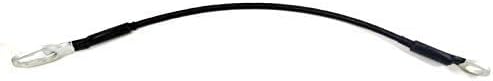 PT Auto Warehouse TC-CH002 - Tailgate Lift Support Cable - 16-3/4 Inch, fits Left or Right (Replaces 55174826AC, 55174827AC, 55174826AB, 55174827AB)
