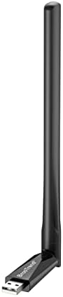 BrosTrend 650Mbps Linux Compatible WiFi Adapter Supports Kali Linux, Ubuntu, Mint, Debian, Kubuntu, Zorin, PureOS, Raspberry Pi 2+, Windows, Dual Band USB Wireless Adapter w/ Long Range WiFi Antenna