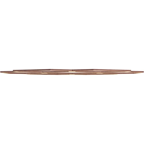 Image of Ekena Millwork 26 inchOD x 11 1 /8 inchID x 1 /4 inchT Florin Wood Fretwork Pierced Ceiling Medallion, Red Oak