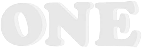 RTMISA One Letter Sign Table for First Birthday Free Standing Word Sign for Anniversary Party Baby Shower Table Top Décor