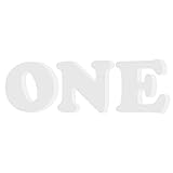 RTMISA One Letter Sign Table for First Birthday Free Standing Word Sign for Anniversary Party Baby S