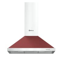 PACK SOLTHERMIC 90 CM ROJO BURDEOS COCINA PORTABOMBONA Y CAMPANA (HORNO A GAS 64L), 5 QUEMADORES - imagen 4