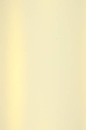 Netuno 10x Vanilla Pearlescent Paper 120gsm A4 210x297mm 8.3x11.7in Aster Metallic Gold Ivory Elegant Shimmer Paper Metallic Card for DIY Wedding Invitations Scrapbooking brochures Greeting Cards