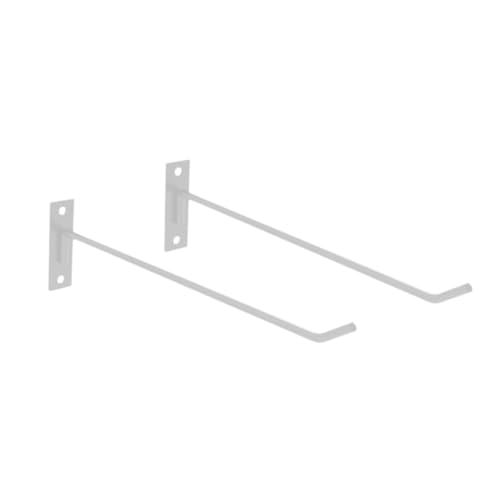 Menolana 2Pcs Exercise Ball Holder Wall Mount with Mounting Screws Stability Metal Sturdy Display Stand for Fitness Equipment Storage