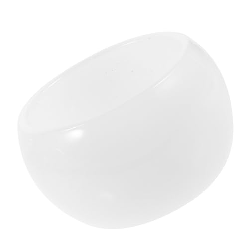 PACKOVE Ciotola Vetro Profonda Rasatura Uomo Ciotola Sapone Da Barba in Vetro Contenitore Per Barba Apertura Ampia Adatto Per Uso Quotidiano e Pulizia Semplice