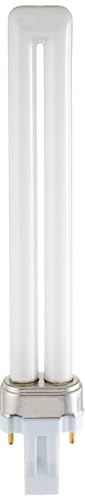 Sylvania 21136 (6-Pack) CF13DS/827/ECO 13-Watt Single Tube Compact Fluorescent Light Bulb, 2700K, 800 Lumens, 82 CRI, T4 Shape, GX23 Bi-Pin Base
