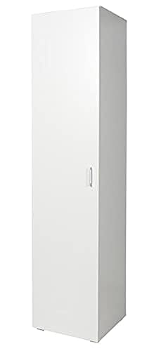 ARMADIO BIANCO 1 ANTA + 4 RIPIANI