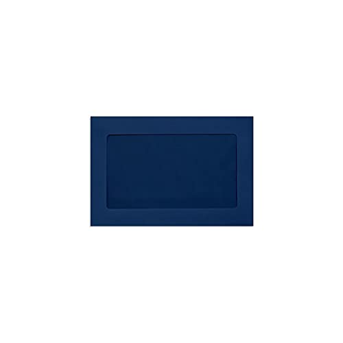 LUXPaper 6 x 9 Full Face Window Envelopes | Navy Blue | 80lb. Text | 250 Qty
