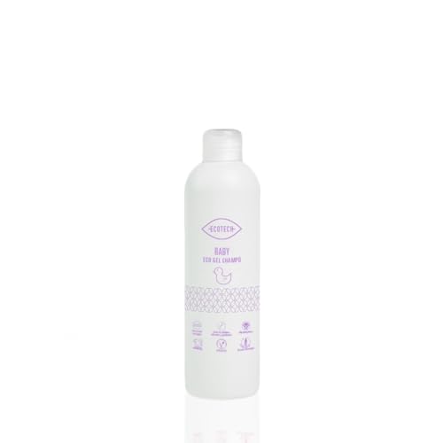 Ecotech Baby - Gel Champú Ecológico Natural para Niños y Bebés, Sin Perfume, con Aceite Nutritivo, Hidratación para la Piel y Cabello - 500 ml