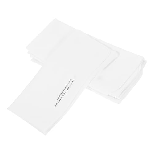 DOITOOL 5pcs Microfiber Cleaning Cloth for Cds Vinyl Records Screen Wipes Reusable Gentle for Disc Maintenance Travel-friendly Compact
