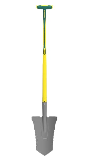 Leborgne, Louchet Transplantation Duopro, Outil de Jardinage 33 cm avec Manche béquille Novagrip, idéal pour Le Jardinage, Parfait pour Les Professionnels et Amateurs
