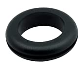 Open Wiring Grommets 6,9,12,16,20,25,32,38 & 50mm Black Rubber (100, 38mm)